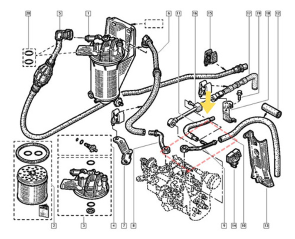Conector Bomba Inyectora Renault 19 Motor F8q Original 1