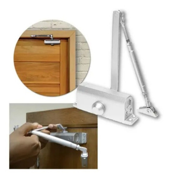 Cierrapuerta Hidraulico Aereo Brazo 60 A 80 Kg Y 70 A 120 Cm 1