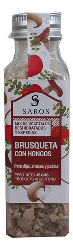 Mix Vegetales Deshidratado Saros Brusqueta Con Hongos X35gr 0