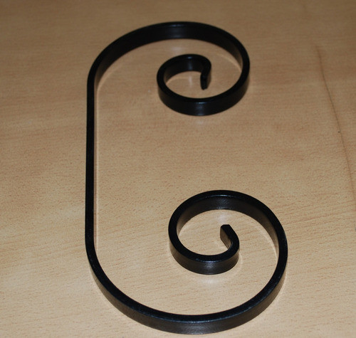 Rizos Rulo Decoracion Accesorio Adorno Reja. Herreria N°  3 1