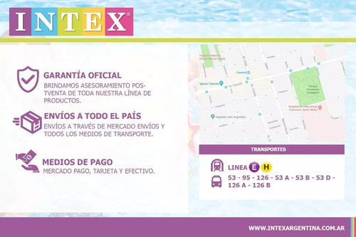 The P/ Pileta De Lona Intex Codo (12452) Prisma Frame 366 1