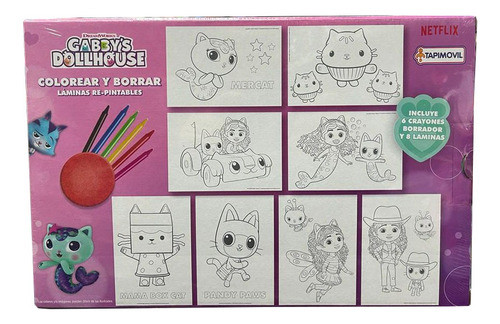 Colorear Y Borrar Gabbys Dollhouse Cod 0996 1