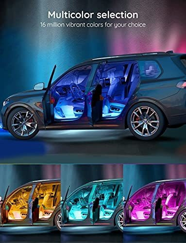 Luces Para Auto Govee Interior Lightscon App Control Smart 1