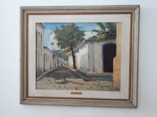 662-  Salvador Rodrigues Jr. Ost  67 X 57cm C/mold.= Paraty 0