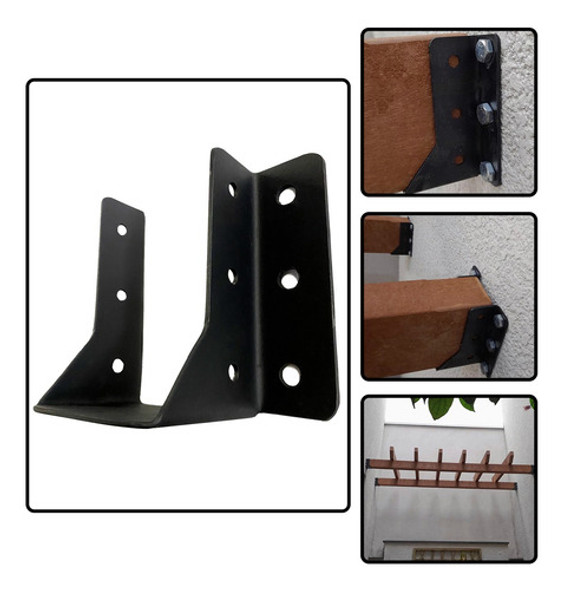 Suporte Para Vigas Pergolado 10x20 3mm 0 Suporte Para Vigas Pergolado 10x20 3mm 0