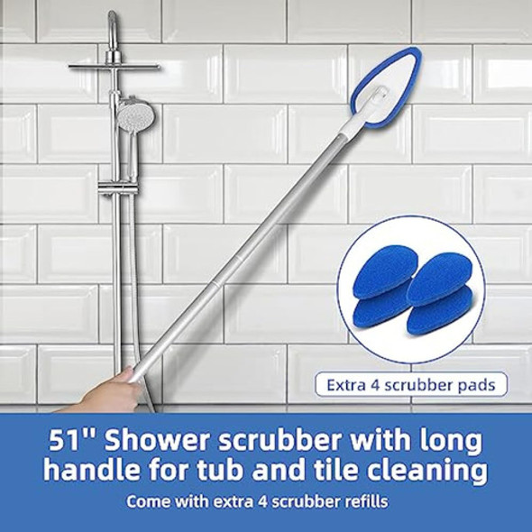 Qaestfy Cepillo De Limpieza De Azulejos Para 1