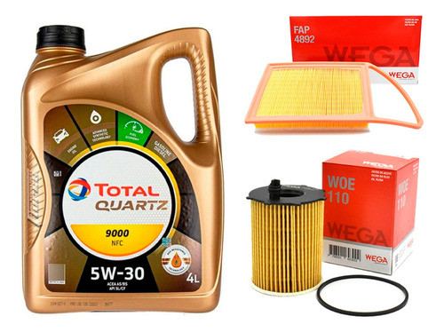 Kit Filtros Peugeot 408 Allure Feline 1.6 Hdi + Aceite 5w30 0