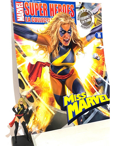 Eaglemoss Marvel Ms. Marvel #76 Plomo Importado + Revista 0