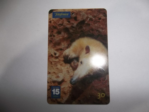 Cartão Telefônico Tamanduá Mirim Telefônica 0