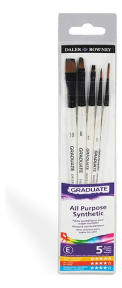 Pinceles Graduate Set Mc 5u. - Clasico - Sintetico 0