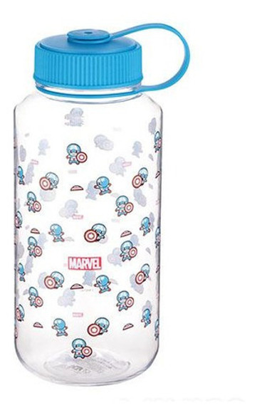 Garrafa De Água, Modelo Marvel,capitão America-1150ml 0
