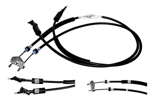 Kit X 2 Cables De Freno Ford Focus I.6 Campana 1999/2008 0