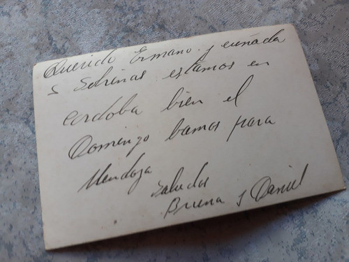 Postal Antigua Cordoba La Falda 1