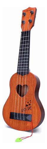 Ukelele De Juguete De Plástico Ecológico Con 4 Cuerdas 0