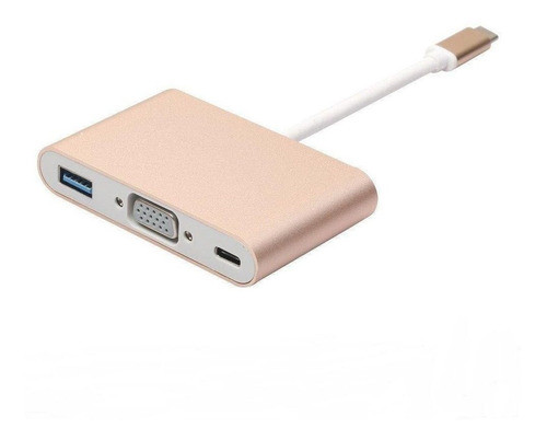 Cabo Adaptador Conversor Usb Tipo C Para Vga Dell Xps 13/15 0