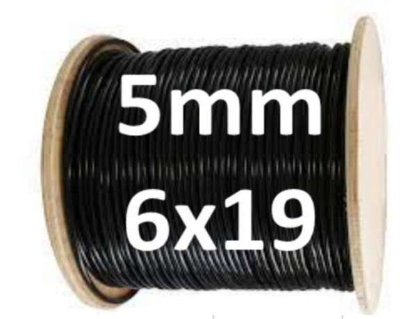 Cable Forrado Gimnasio Multigym  5mm Por 25 Metros 0