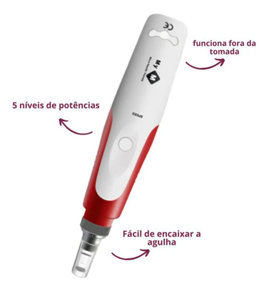 Caneta Mym De Microagulhamento Para Profissional Dermapen 1