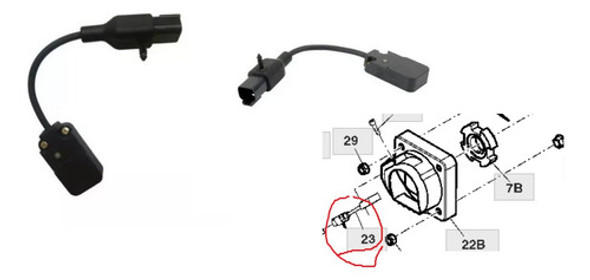 Sensor Controle Rotação P/ Colheitadeira Jd Linha Verde 6000 0