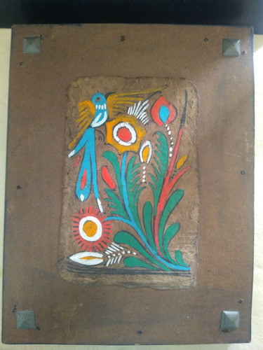 Obra De Arte Antigua De México Corteza De Árbol/ Papel Amate 0
