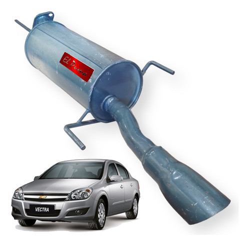 Silenciador Trasero Chevrolet Vectra 2.4 Con Baul 07-2011 0