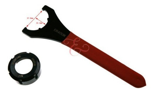 Er40um Llave Ajuste Apriete Tuerca Cnc Fresadora Torno Preci 1
