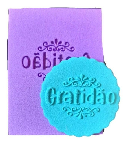 Tf15 Marcador Textura Gratidão Confeitaria Biscuit 0