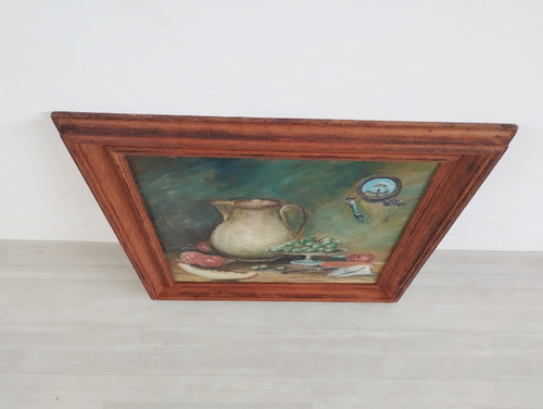 520: Quadro Oleo Sobre Tela Moldurado 1