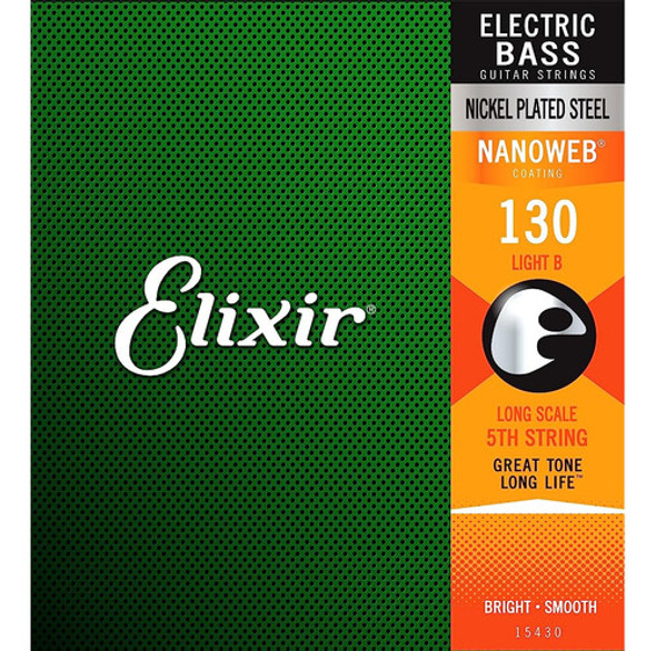 Elixir® Strings Acero Niquelado Con Recubrimiento Nanoweb®, 0