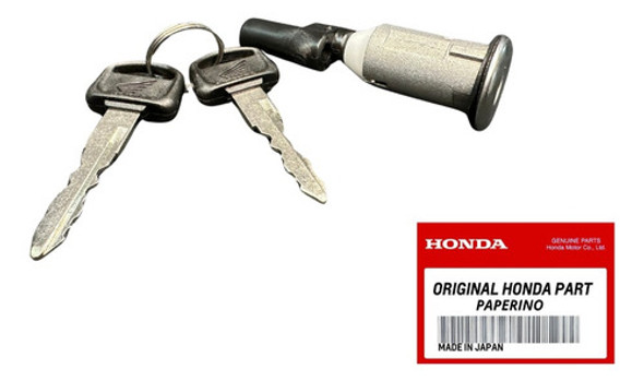 Cerradura Asiento Tambor Llave Orig Honda Wave 110 Paperino 1