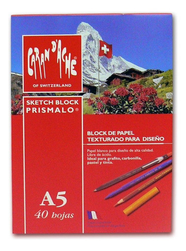 Block Boceto 140g Caran D'ache  A5 Artist 40 Hojas 0
