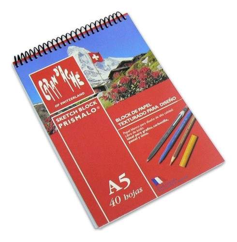 Block Boceto 140g Caran D'ache  A5 Artist 40 Hojas 1