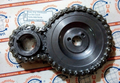 Conjunto De Engranaje Distribucion Fiat 600 (714) - U A - 0