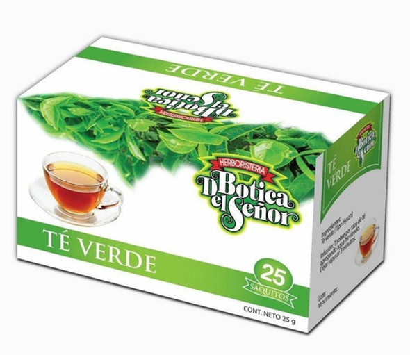 Té Verde Botica Del Señor 25 Saquitos 0
