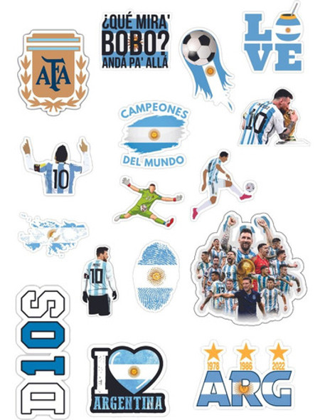 Stickers Vinilo P/termo, Netbooks, Vasos, Notbook Argentina 0