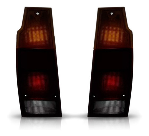 Kit Lanterna Fumê + Pisca Cristal Parati Surf Gls Quadrada 1