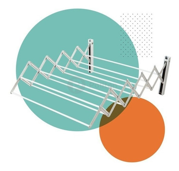 Tender Extensible Plegable Pared Lavadero Balcon 1 M 1 Tender Extensible Plegable Pared Lavadero Balcon 1 M 1