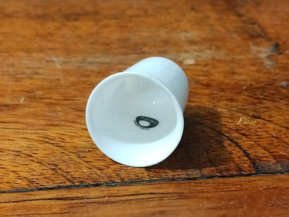 Antiguo Dedal De Porcelana De Colección Gewa Austria Con Oro 1