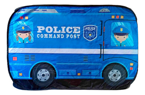 Pelotero Infantil Bus Policía, Incluye 50 Pelotas - 11010 1