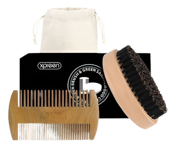 Juego De Peine De Cepillo Para Barba De Hombres Juego De Big 0