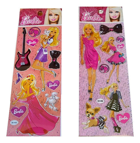 40  Planchas De Stickers  Barbie V Crespo 0