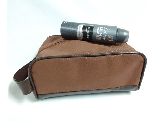 Neceser En Simil Carpincho Y Simil Cuero 0
