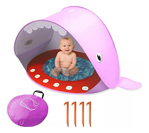 Tenda De Praia Com Piscina Para Proteção Solar Uv Para Bebês 0