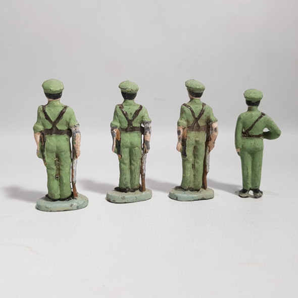 Antiguos Soldaditos Plomo Lote X 4 Mag 61285 1