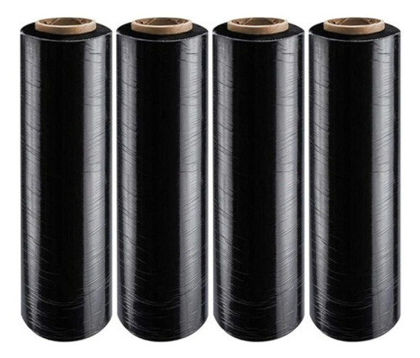 Film Stretch Negro Cubritivo Virgen 50cm 1º Calidad Embalar 1