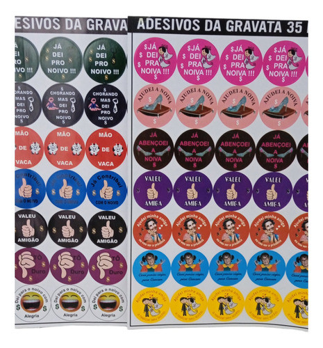 Kit Hora Da Gravata / Casal De Cofres + Casal De Adesivos 1