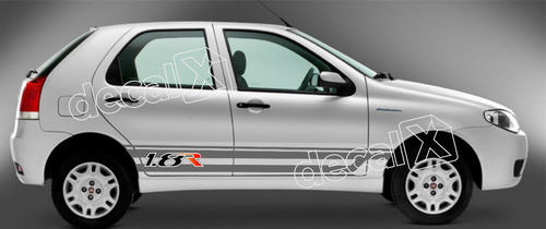 Adesivo Faixa Lateral Fiat Palio 1.8r Larga Imp95 Fge 1