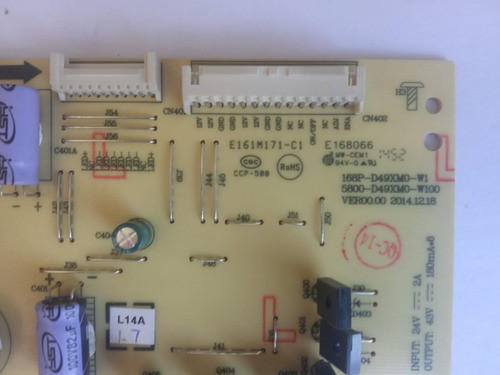 Placa Driver Tv Ken Brown Kb-49-2280 Smart 1