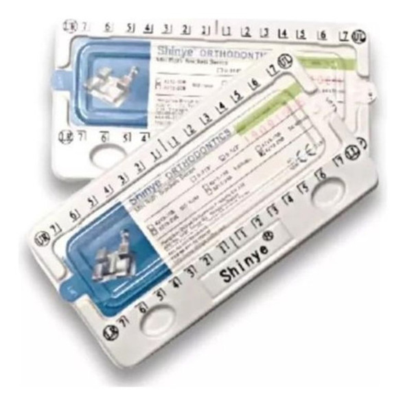 Brackets Metalicos Caso X 20u Shinye Ortodoncia Odontología 0