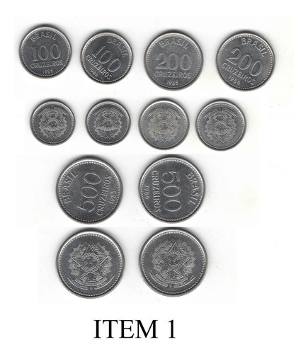 Kit Nº 21  Cada 2 Itens (moedas Brasileiras Antigas  80,00) 0