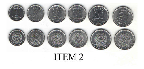 Kit Nº 21  Cada 2 Itens (moedas Brasileiras Antigas  80,00) 1